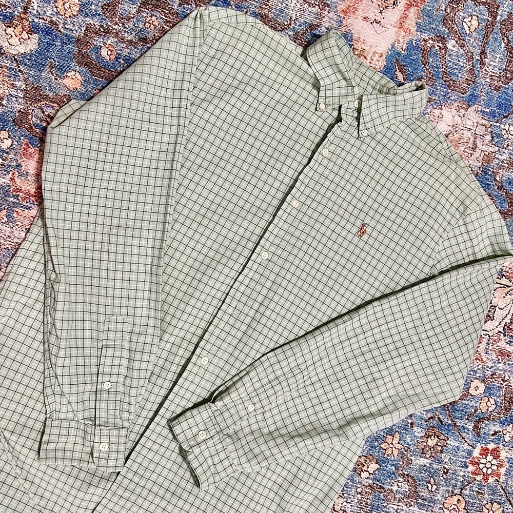 Ralph Lauren Polo button down sz L Classic Fit